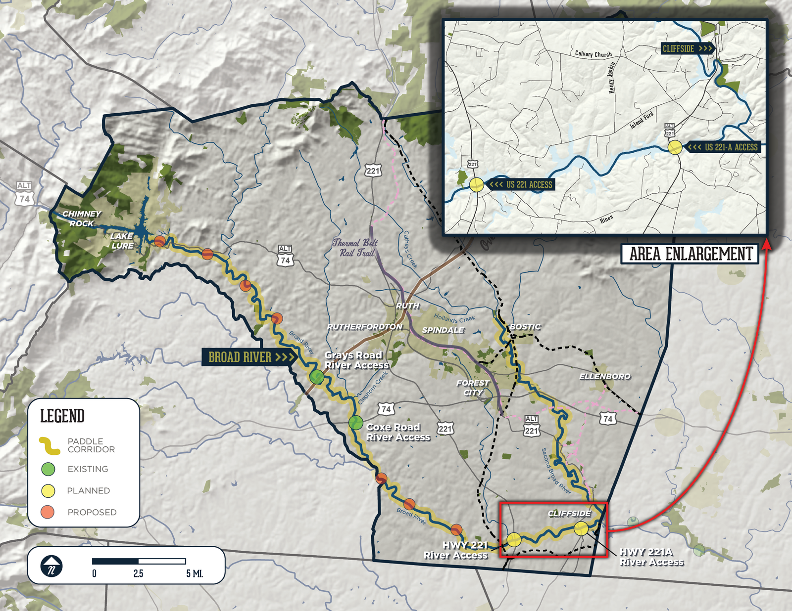 Paddle Trail Map