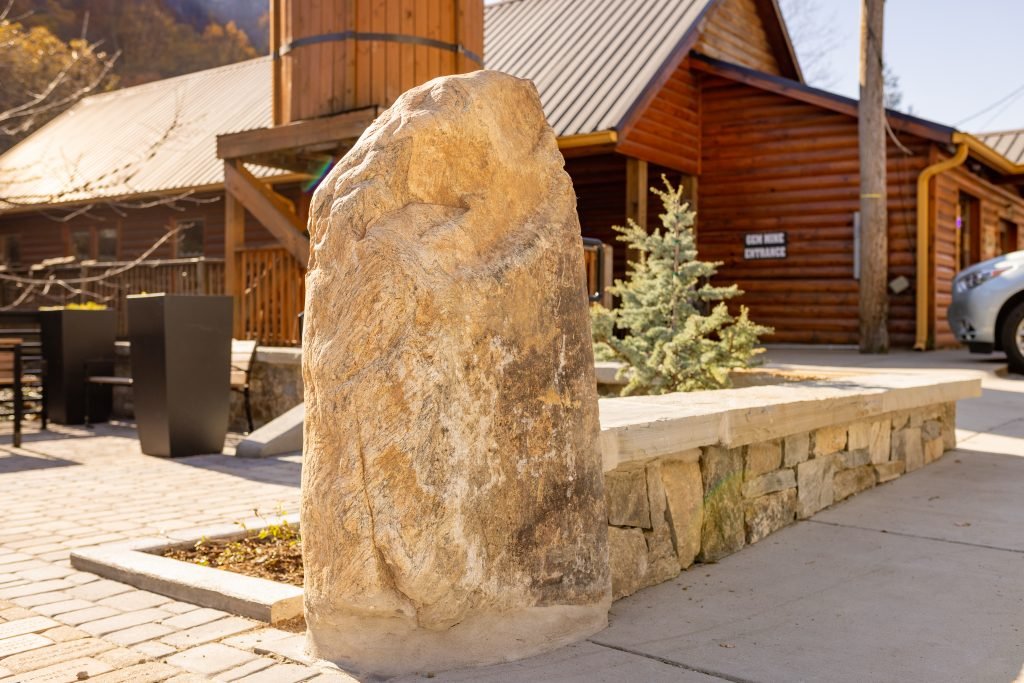 Bolder entrance at Chimney Rock Village Square